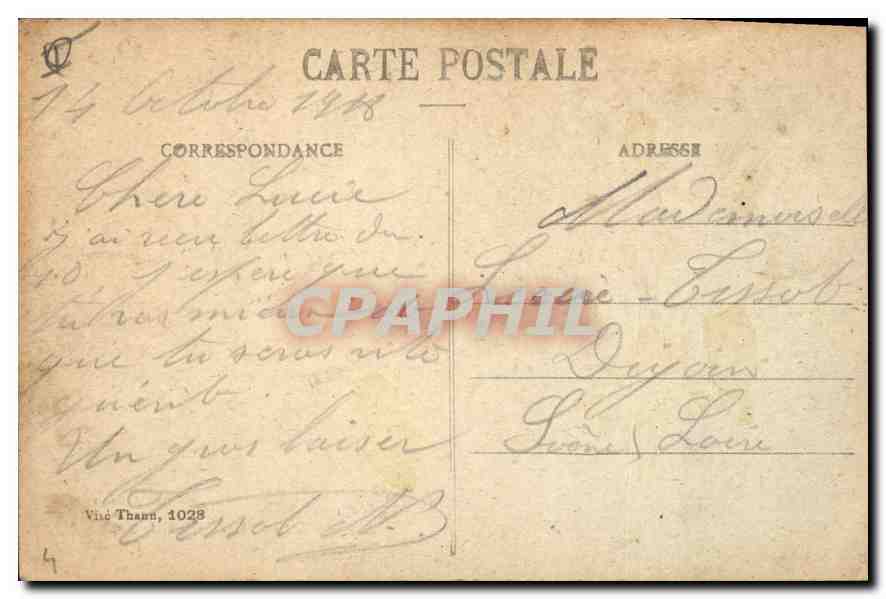 CPA La Haute Vallee de la Thur pres de Kruth  — Verso