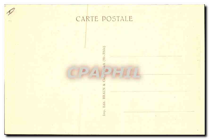 CPA Le Hohwald  — Rückseite