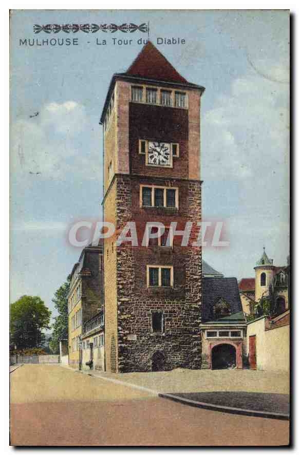CPA Mulhouse La Tour du Diable 