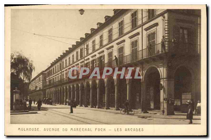 Mulhouse. Avenue du Maréchal Foch — Les Arcades — Éditeur Braun & Cie