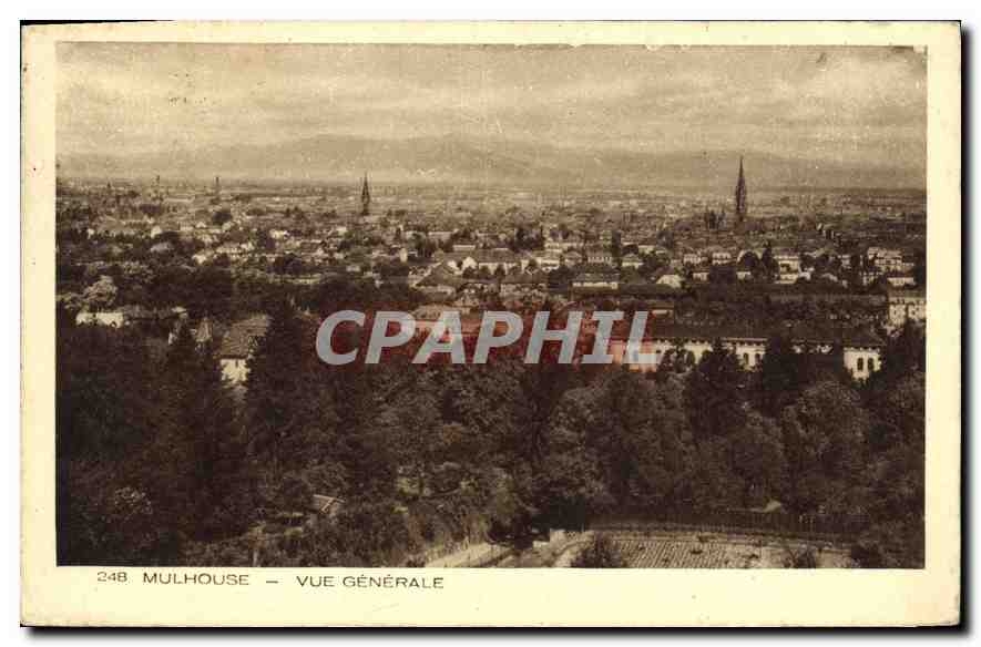 Mulhouse — Vue générale — Braun & Cie, Imp. Edit. Mulhouse-Dornach