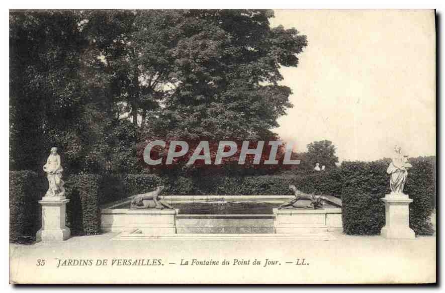 Jardins de Versailles — La Fontaine du Point du Jour — LL. — n°35