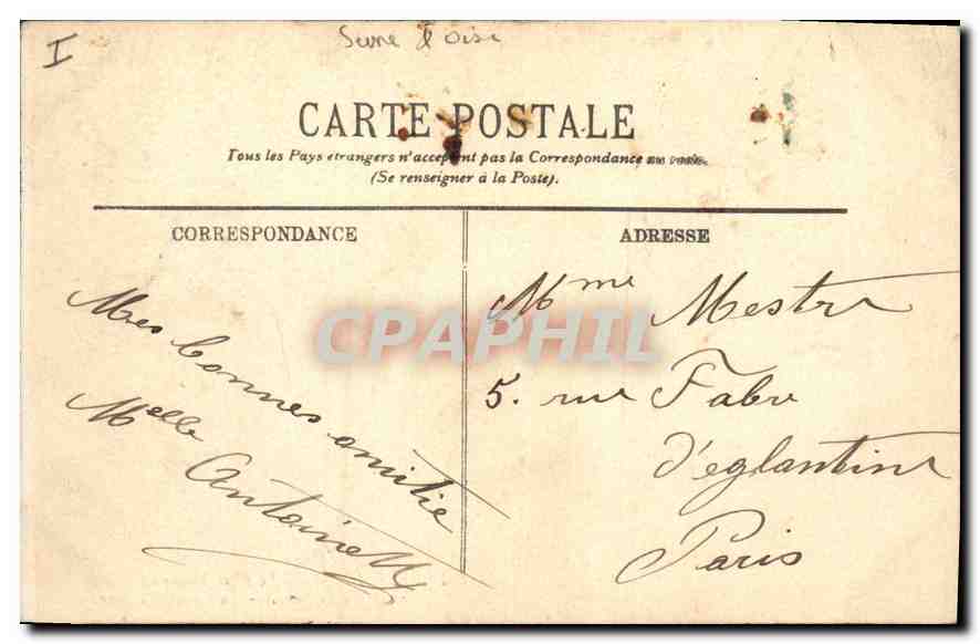 CPA Versailles Le Petit Trianon Musee des Voitures La Voiture du Tsar Russie Russia — Verso