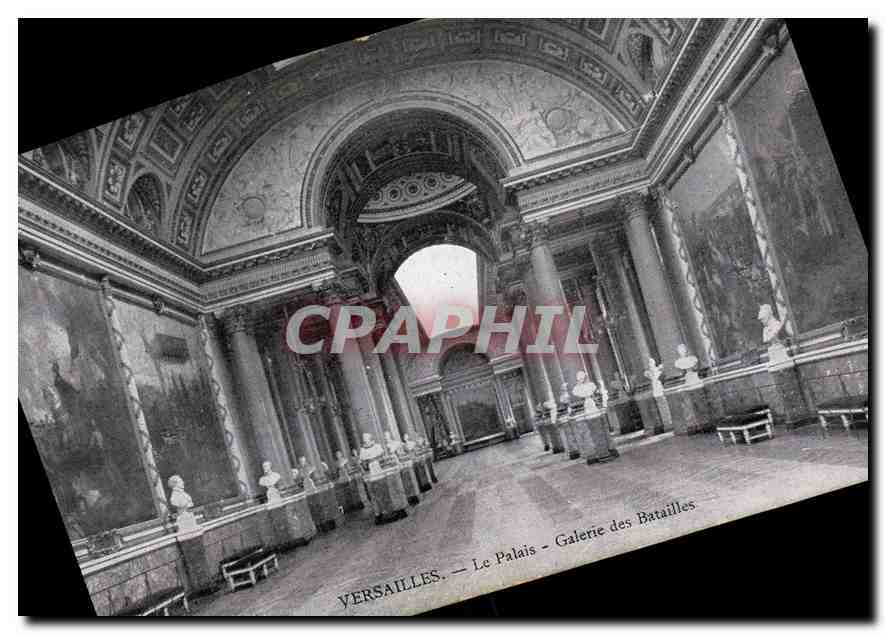 CPA Versailles Le Palais Galerie des Batailles 