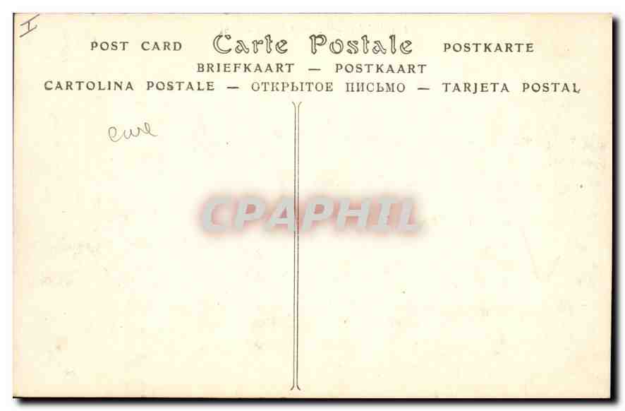 CPA Vernon Eure Chateau de Bizy  — Rückseite