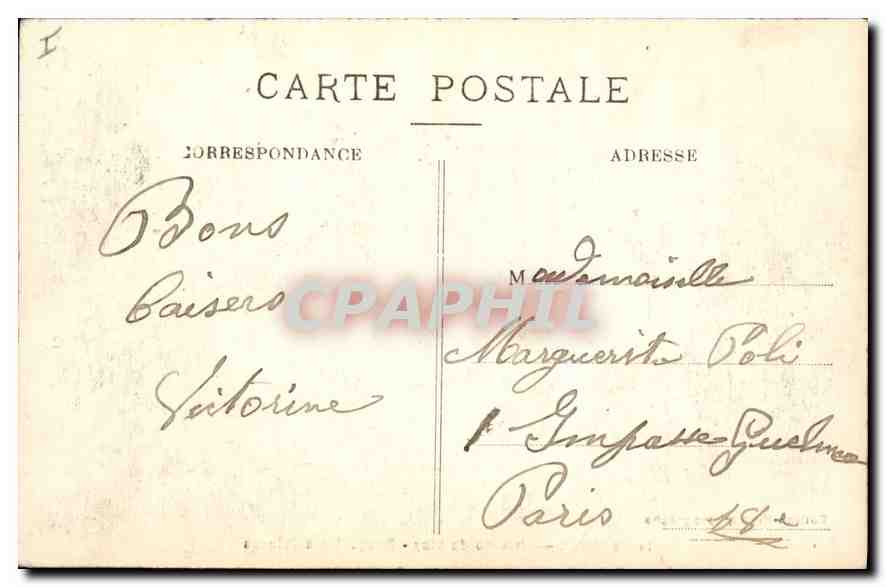 CPA Vernon Chateau de Bizy Bosquet des Princes  — Rückseite