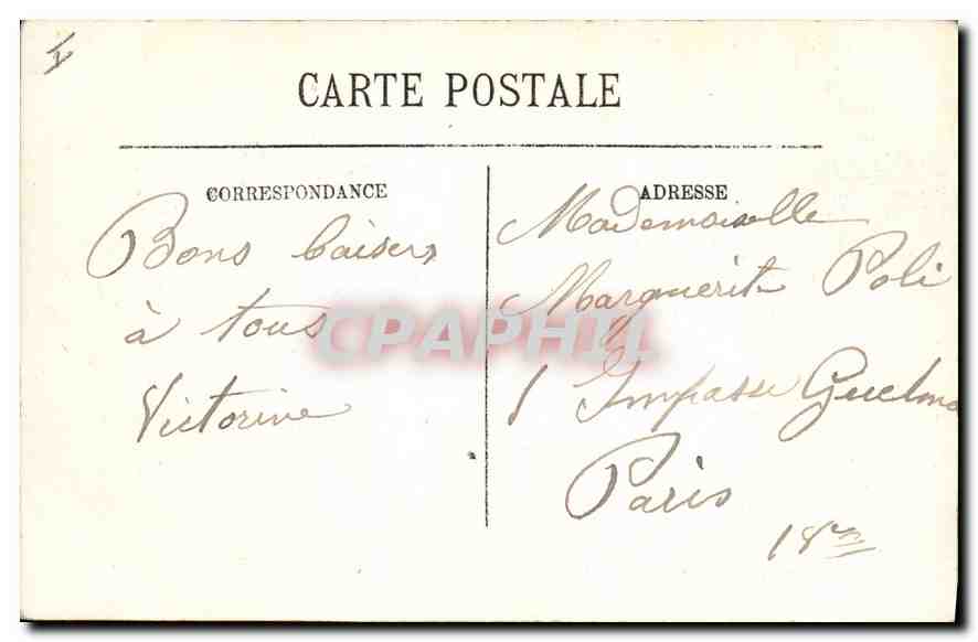 CPA Vernon Donjon de Vernonnet et la Cote Saint Michel  — Rückseite