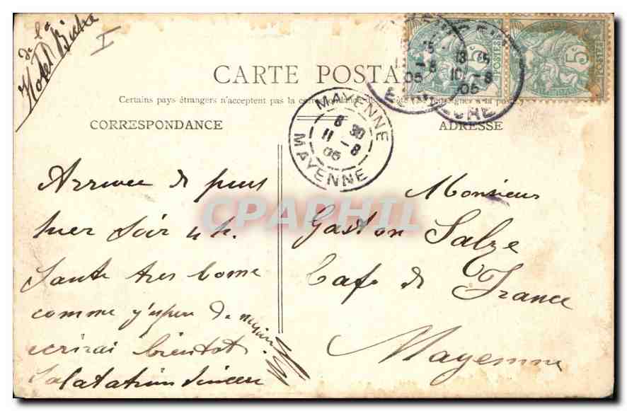 CPA Evreux Allee des Soupirs  — Rückseite