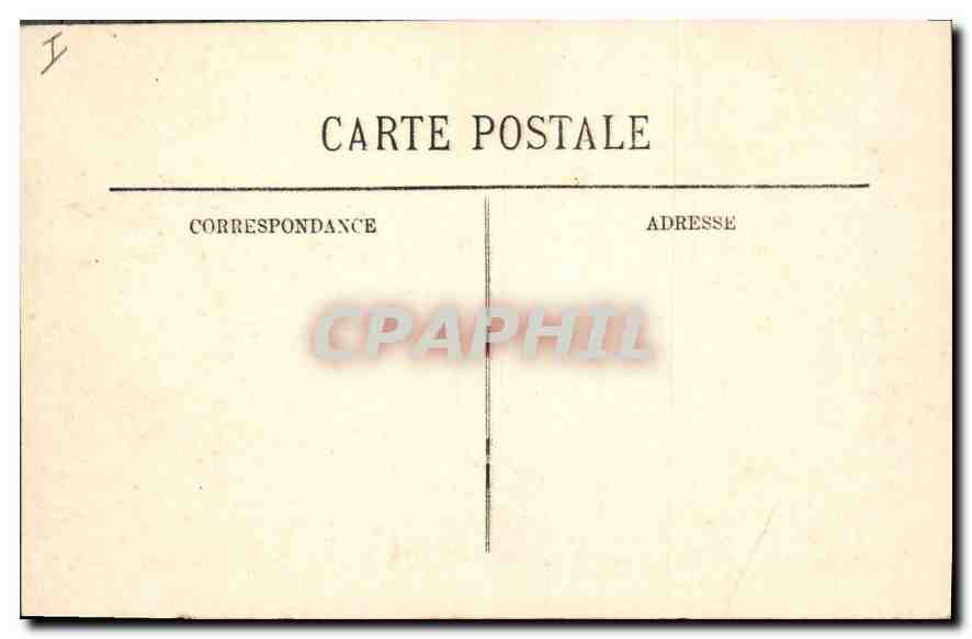 CPA Versailles Vue generale prise a vol d'oiseau sur le Chateau le Parc et la Ville  — Rückseite