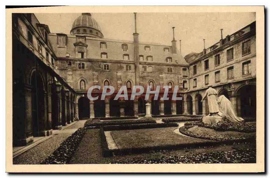 CPA Rue Clovis Paris La cour d'honneur Paris Lycee Henri IV