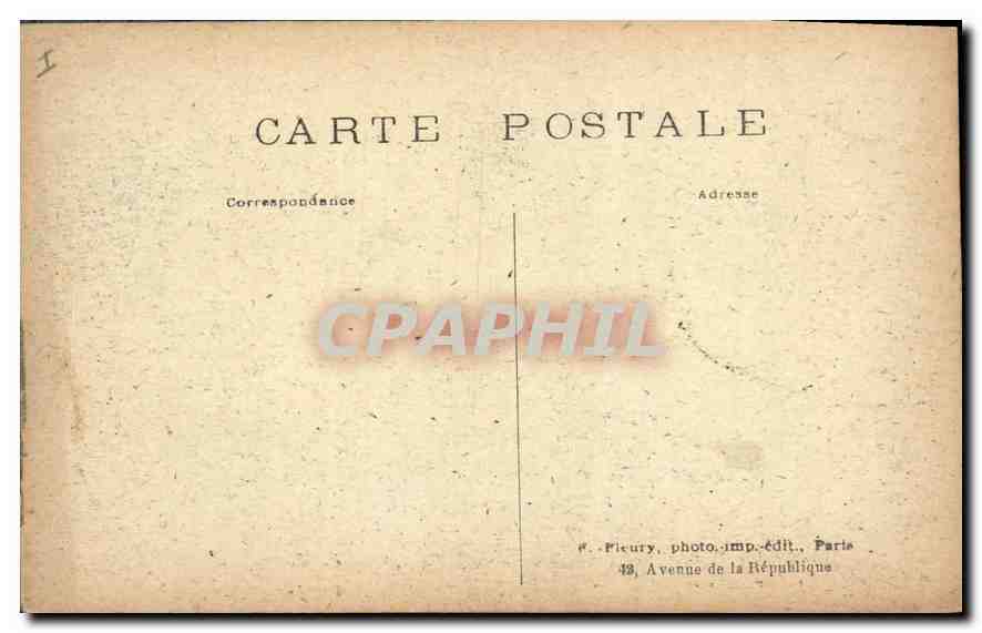 CPA Paris L'Hotel de Ville  — Rückseite