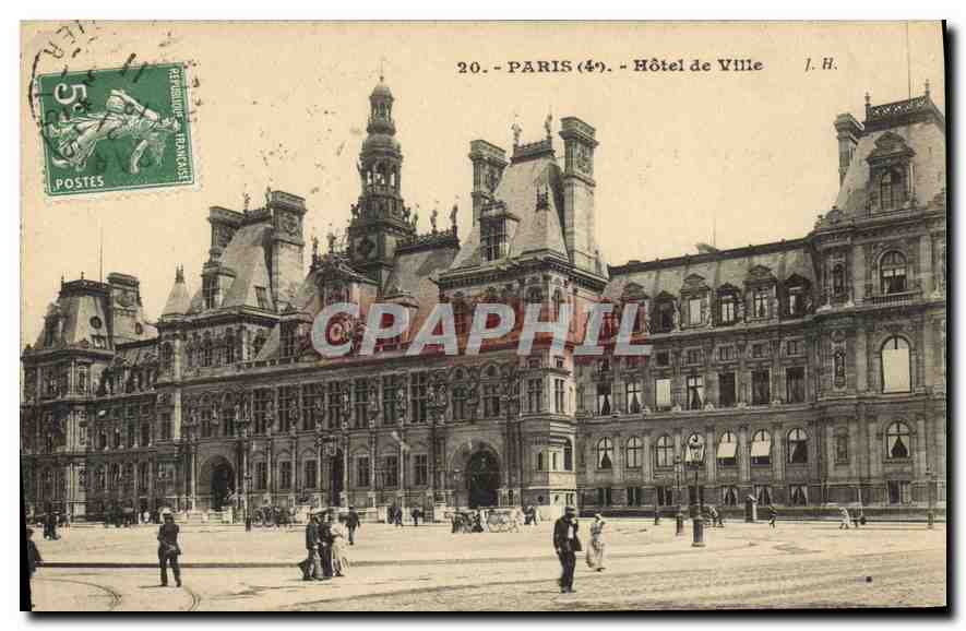 CPA Paris Hotel de Ville 