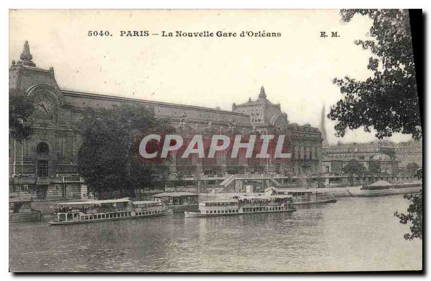 CPA Paris La Nouvelle Gare d'Orleans 