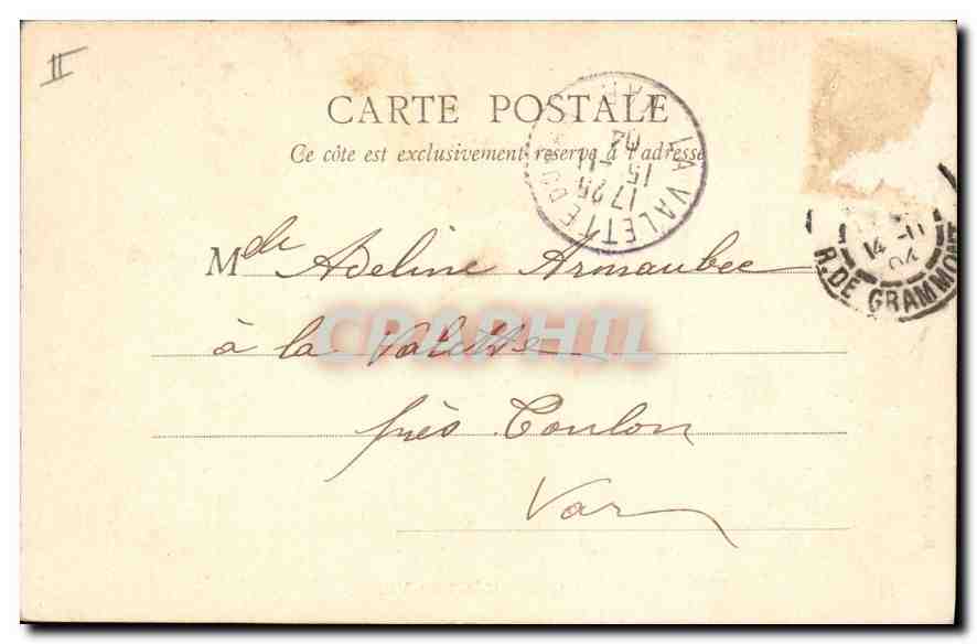 Paris — Hôtel de Ville — B. F., Paris, n°48 — Verso