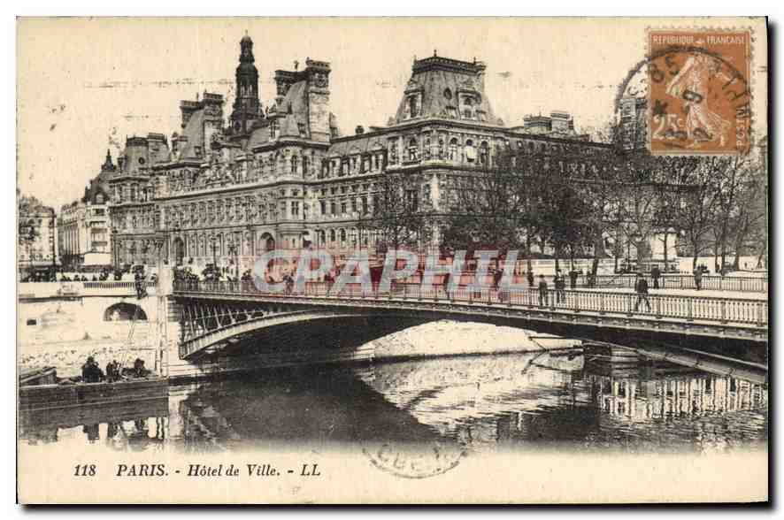 CPA Paris Hotel de Ville 
