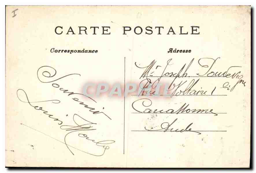 CPA Paris Eglise Notre Dame  — Verso