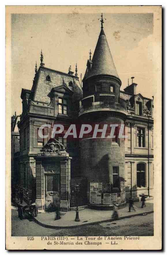 CPA Paris La Tour de l'Ancien Prieure de St Martin des Champs 