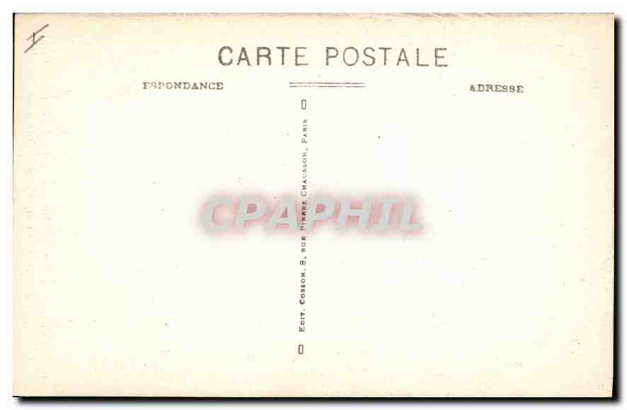 CPA Paris La Ste Chapelle La Rosace  — Verso