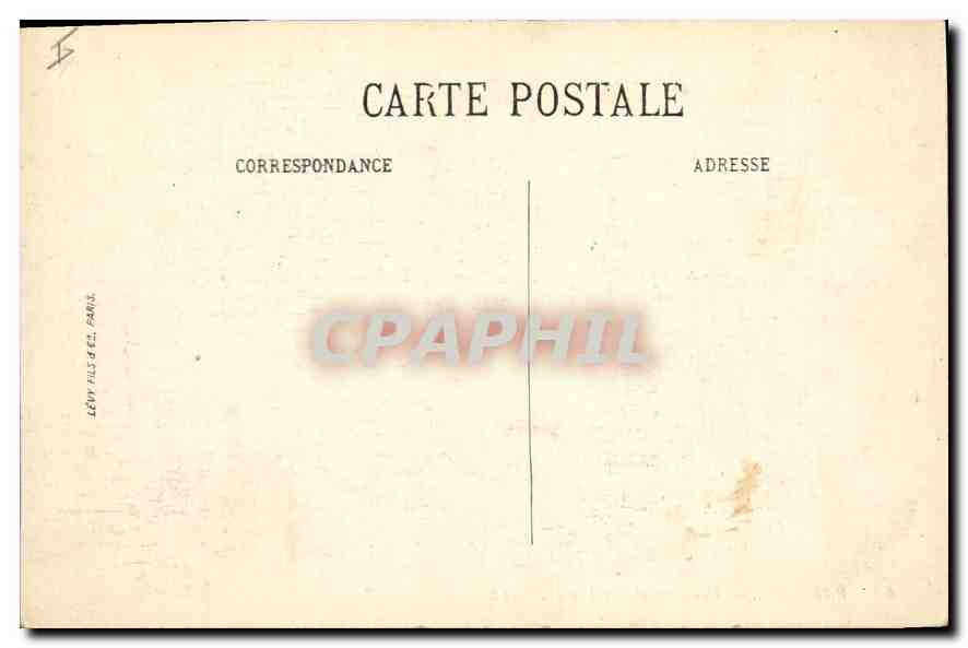 CPA Paris vue generale du Louvre  — Rückseite