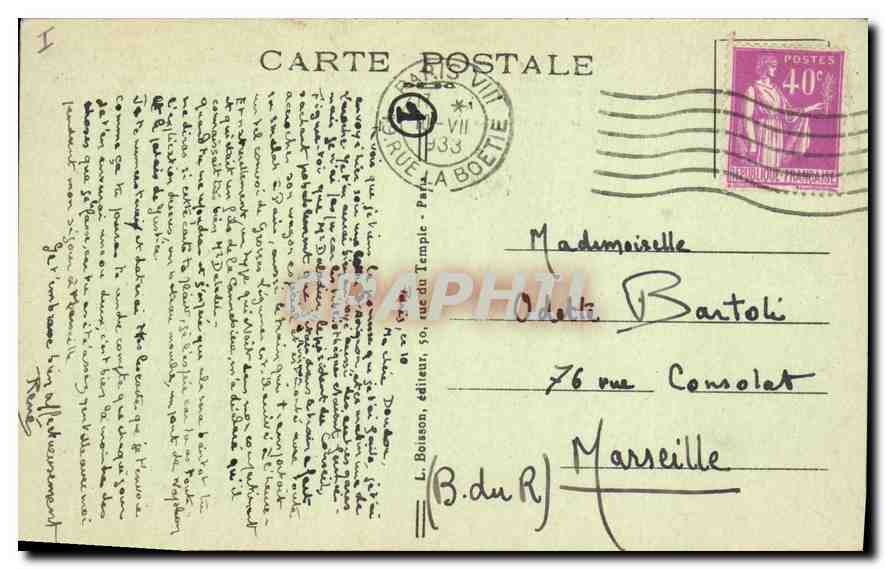 CPA Paris Ier Palais de Justice et Conciergerie Date du Xiv siecle demeure royale  — Verso