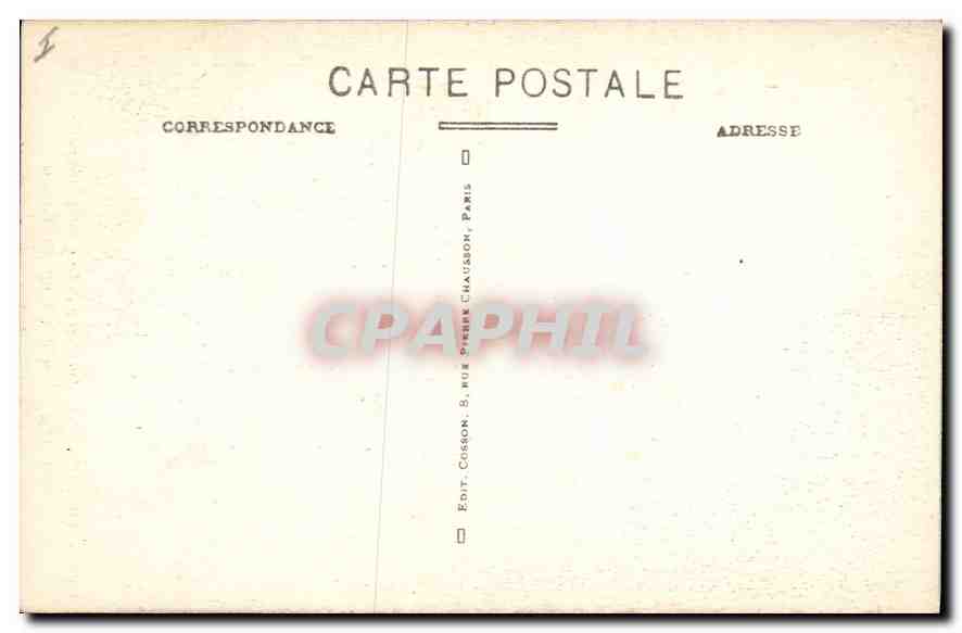 CPA Paris I arrt inteurieur de la Sainte Chapelle  — Verso