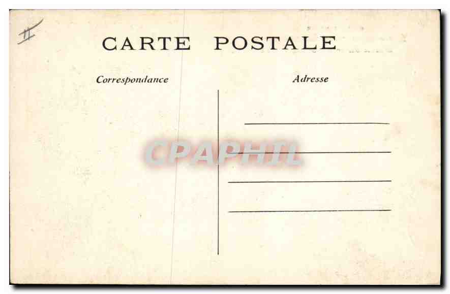 CPA paris eglise Saint Germain l'Auxerrois Mairie du 1er Arrondissement  — Rückseite