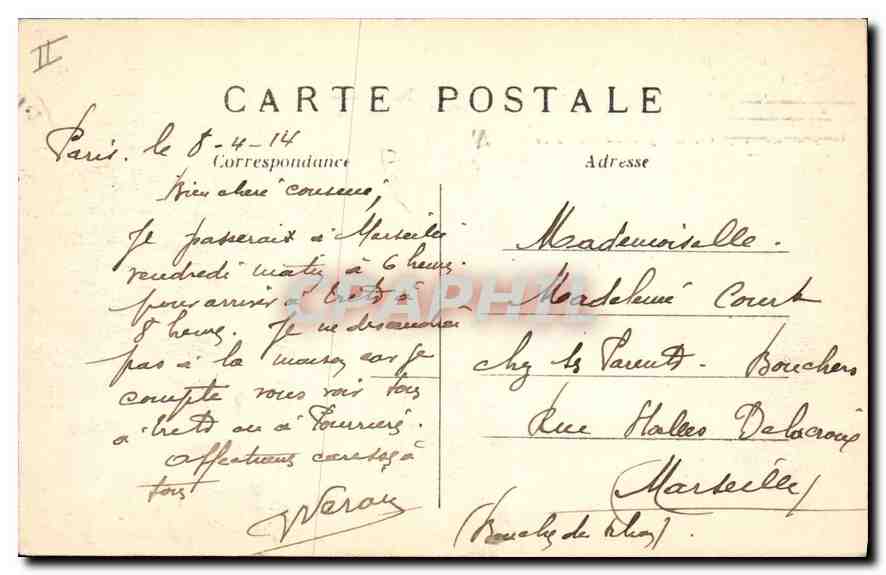 CPA Paris Ier arrt eglise Saint Germain l'Auxerrois Mairie du 1er Arrondissement  — Rückseite