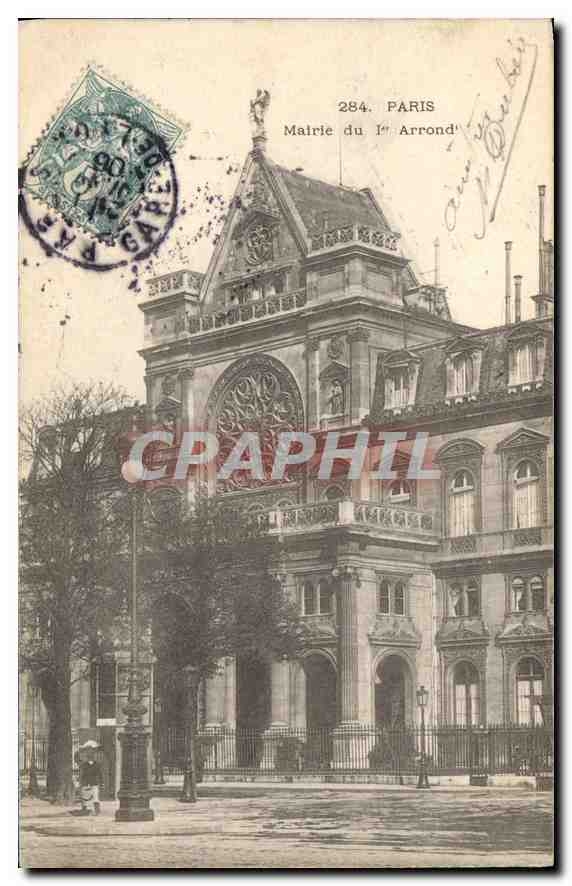 CPA Paris Mairie du 1er Arrond 