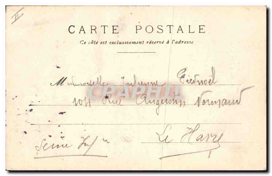 CPA Paris Mairie du 1er Arrond  — Verso