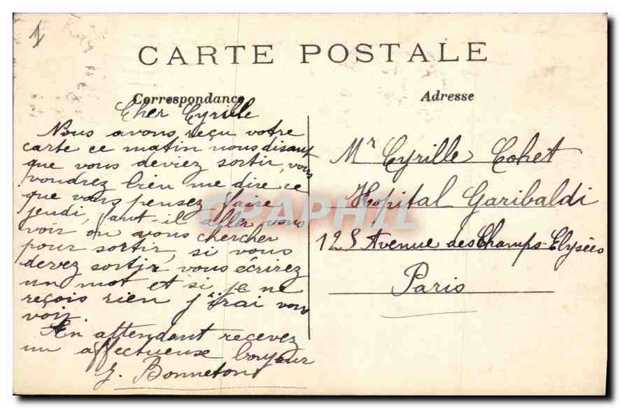 CPA Paris 1er arrt jardin des Tuileries l'Allee centrale  — Verso