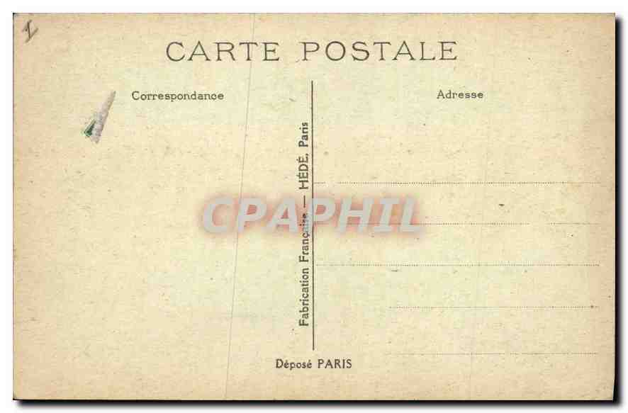 CPA Paris 1er jardin des Tuileries et rue des Pyramides  — Verso