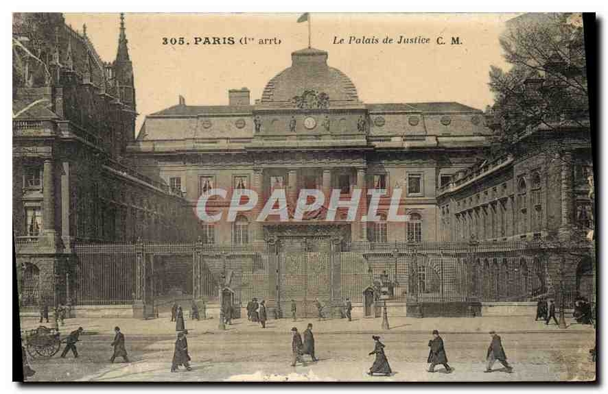 CPA Paris 1er arrt le palais de justice 