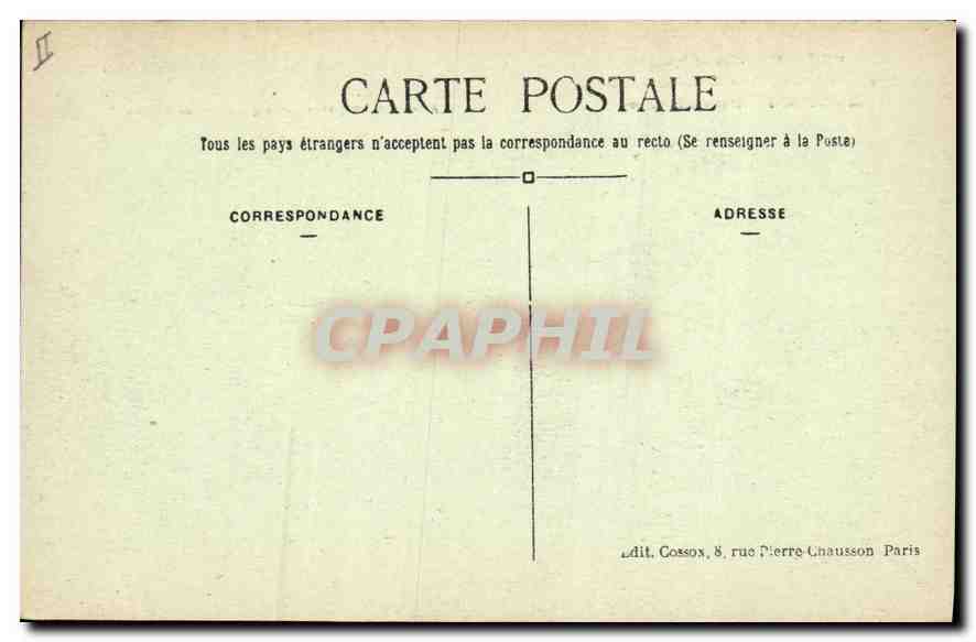 CPA Paris 1er arrt eglise Saint Germain l'Auxerrois Mairie du 1er Arrondissement  — Verso