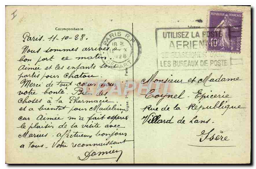 CPA Paris Mairie du 1er arrt Eglise Saint Germain l'Auxerrois la Cloche de cette eglise donna le sig — Verso