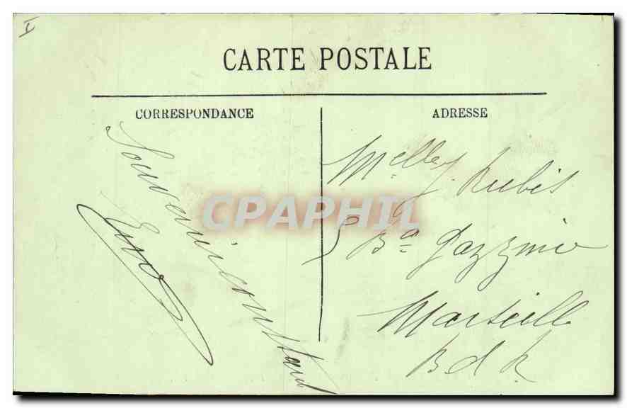 CPA Paris Ier l'Arc de Triomphe du Carrousel jardin des Tuileries  — Verso