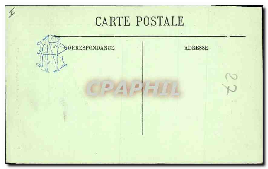 CPA Paris Ier le monument de Gambetta  — Verso