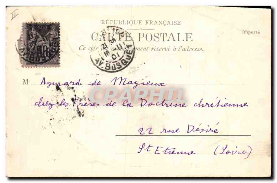 CPA Paris Mairie du 1er Arrondissement St Germain l'Auxerrois  — Verso