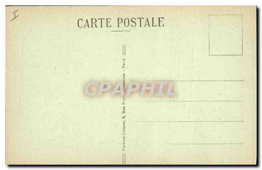 CPA Paris Ier arrt la Sainte Chapelle construite en 1245 sur l'ordre de St Louis par Pierre de Montr — Rückseite
