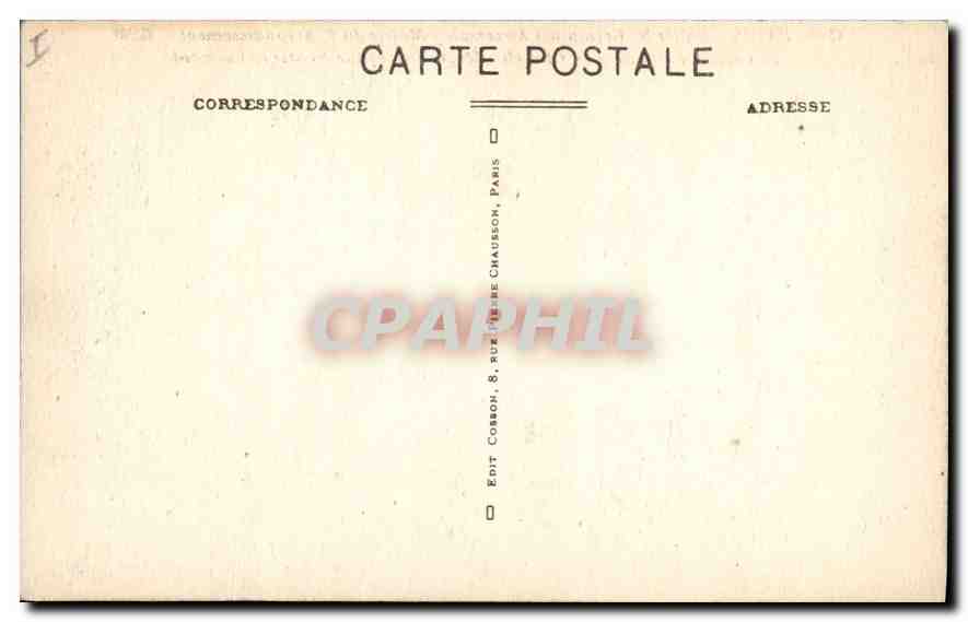 CPA Paris eglise St Germain l'Auxerrois Mairie du 1er Arrondissement  — Verso