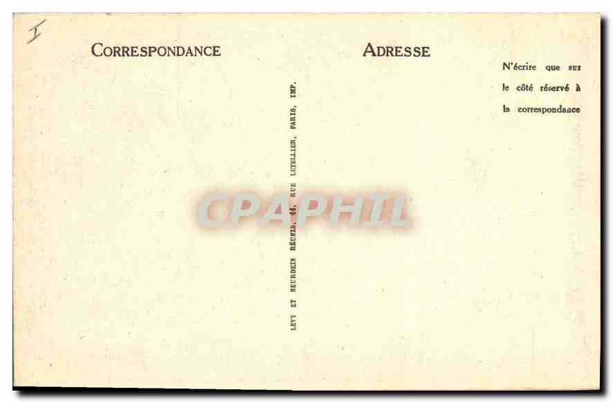CPA Paris Mairie de 1er Arrdt et l'Eglise St Germain L'Auxerrois  — Verso