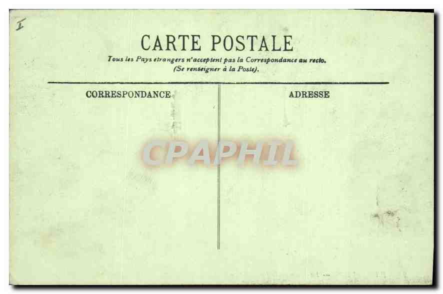 CPA Paris VIII La Place de la Concorde  — Rückseite