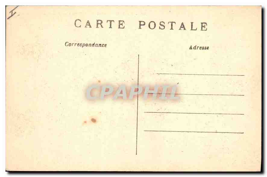 CPA Paris 8 arrt Le Palais de l'Elysee  — Verso