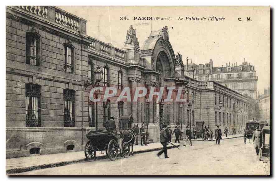 CPA Paris 8 arrt Le Palais de l'Elysee 