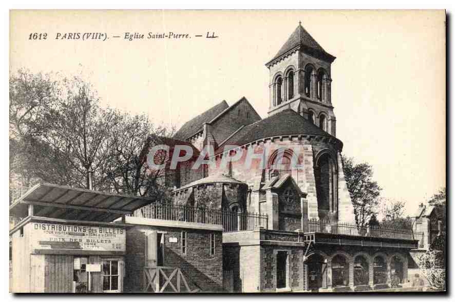CPA Paris VIII Eglise Saint Pierre 