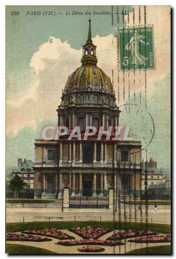 CPA Paris VII Le Dome des Invalides 