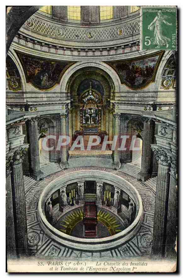 CPA Paris 7 Arr La chapelle des Invalides et le Tombeau de l'Empereur Napoleon Ier 