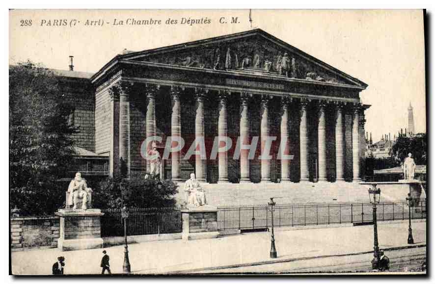 CPA Paris 7 arrt La Chambre des Deputes 