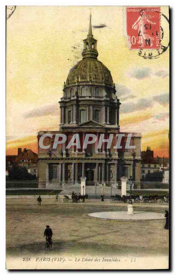 CPA Paris VII Le Dome des Invalides 