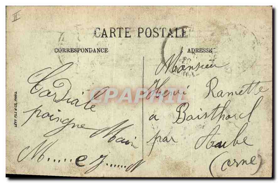CPA Paris VII La Gare d'Orsay Bateau Peniche — Rückseite