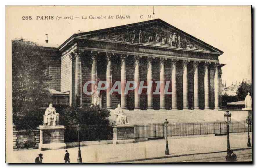 CPA Paris 7 arrt La Chambre des Deputes 